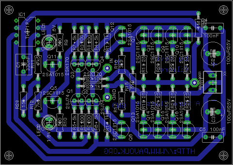 Original amplifier component view