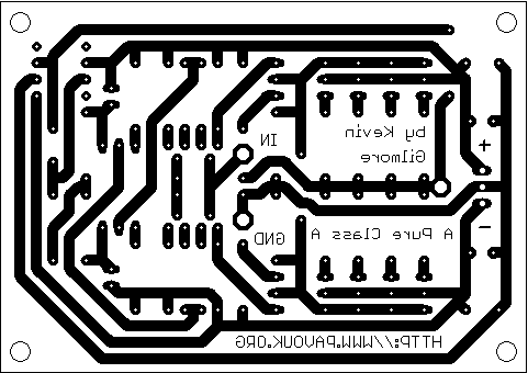 Original amplifier PCB