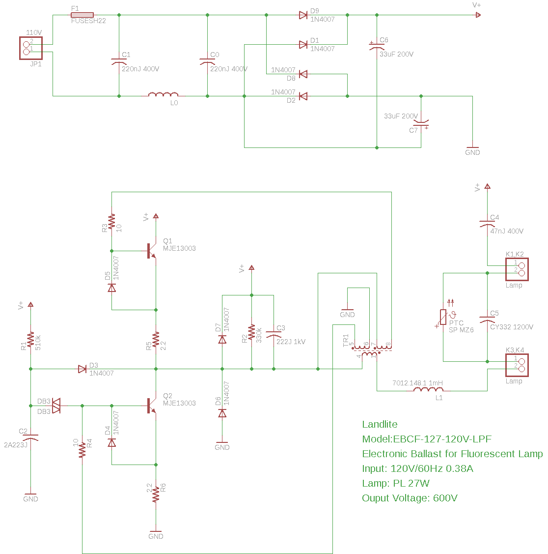 Wiring Manual PDF: 120v Ballast Wiring Diagram