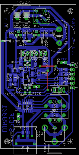 Component view of DIR9001 SPDIF decoder