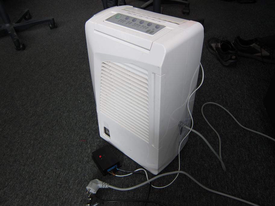 With dehumidifier